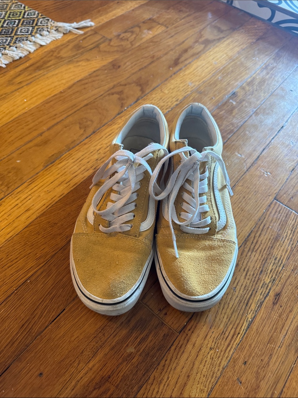 Vans Yellow Suede Low-Top Sneakers